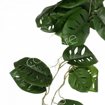 Liśce żółwia wiszące, roślina sztuczna 25x25x84 cm