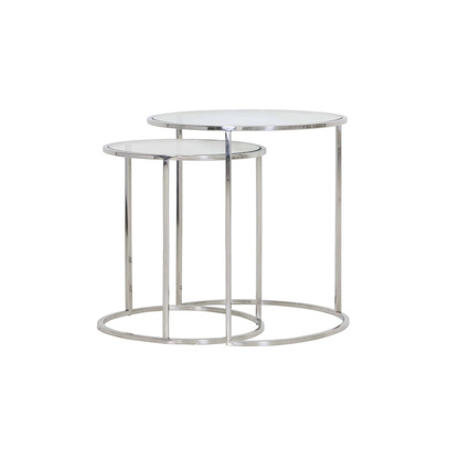 Stoliki DUARTE S/2 Ø40 x 45+Ø50 x 52 cm Light & Living