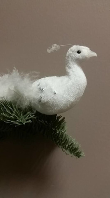 Paw dekoracyjny na choinkę 37 cm