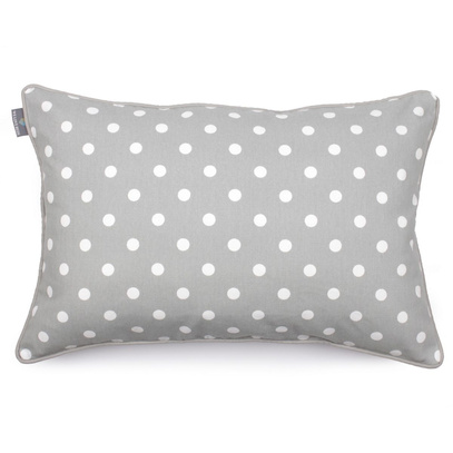 Poduszka dekoracyjna z wkładem Dots Grey 40 x 60 cm  We Love Beds