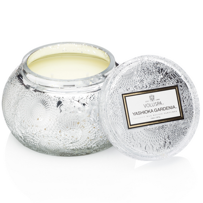 Świeca szklana czarka Yashioka Gardenia 397g Voluspa