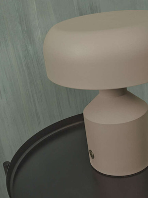 Lampa stołowa Porto piaskowa