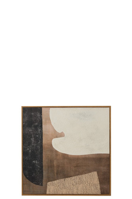 Obraz Dekoracja ścienna Płótno/drewno 79x79 cm