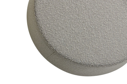 Siedzisko pufa Ø59x38 cm LAURYN bouclé piaskowy Light & Living