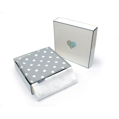 Poduszka dekoracyjna z wkładem Dots Grey 40 x 60 cm  We Love Beds