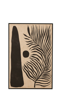 Obraz Dekoracja ścienna Liść 83x123x3,5 cm