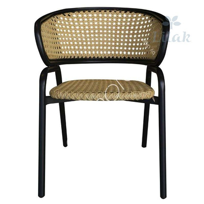 Krzesło outdoor ALU/RATTAN 56*61*82 cm
