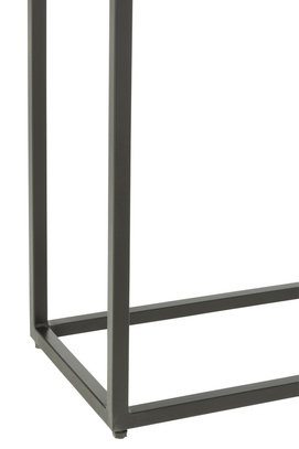 Konsola Shanil drewno naturalne 100x81x33 cm