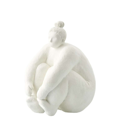 Kobieta figura dekoracyjna biała H24 cm Lene Bjerre 