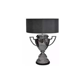 Lampa stołowa 49x25,5x75 cm z abazurem