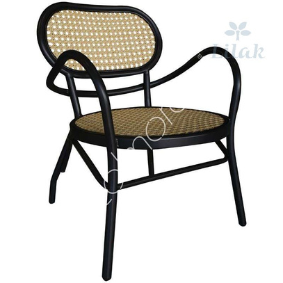 Fotel zewnętrzny ALU/RATTAN 63*75*80 cm