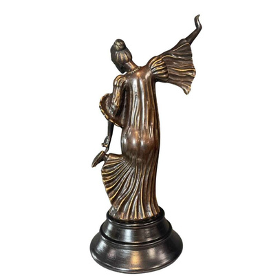 Figura Kobieta Brąz 44x26x18