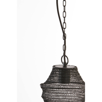 Lampa wisząca Nakisha czarny mat