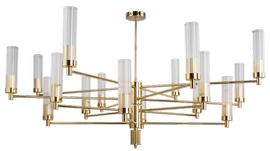 Żyrandol mosiądz Seti 1200 mm