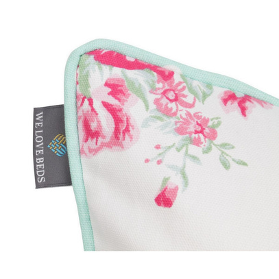 Poduszka dekoracyjna z wkładem Roses Mint 60 x 60 cm  We Love Beds