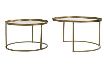 Stoliki TALEK S/2 Ø65x40+Ø75x44 cmLight & Living