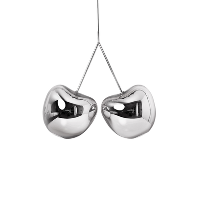 Lampa sufitowa CHERRY Srebrna 62,5x27,2x61,3cm