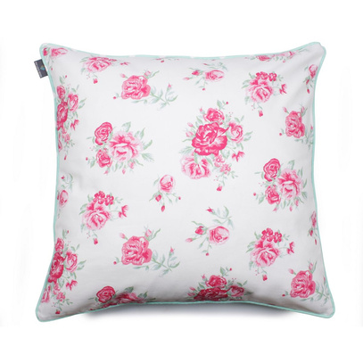 Poduszka dekoracyjna z wkładem Roses Mint 60 x 60 cm  We Love Beds