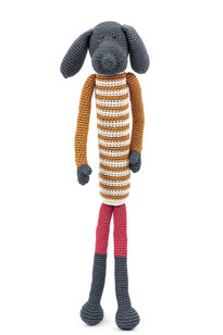 Piesek niebieski  H 45 cm