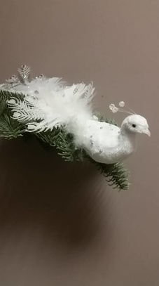 Paw dekoracyjny na choinkę 37 cm