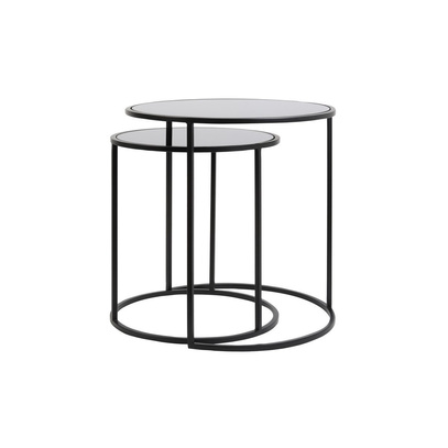 Stoliki DUARTE S/2 Ø40 x 45+Ø50 x 52 cm Light & Living