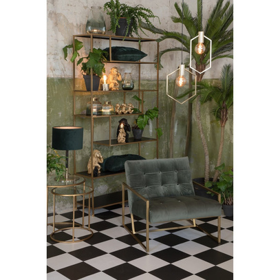 Stoliki DUARTE SET S/2 Ø40x45+Ø50x52 cm Light & Living