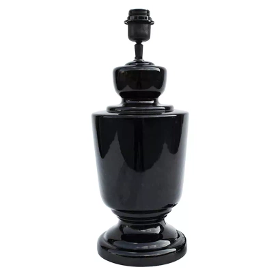 Lampa stołowa, czarna17x17x44 cm 