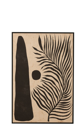 Obraz Dekoracja ścienna Liść 83x123x3,5 cm