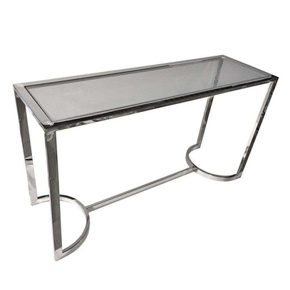 Konsola stolik ze szklanym blatem 140 x 45 x 78 cm