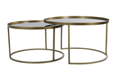 Stoliki TALEK S/2 Ø65x40+Ø75x44 cmLight & Living