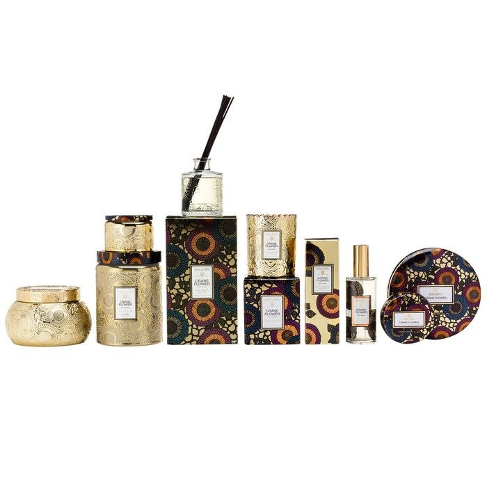 Świeca duża Crane Flower 453g Voluspa ZAPACHY do domu \ VOLUSPA