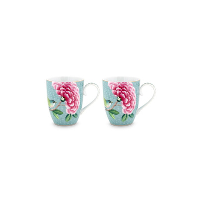  Zestaw 2 dużych kubków Blushing Birds Blue Pip Studio