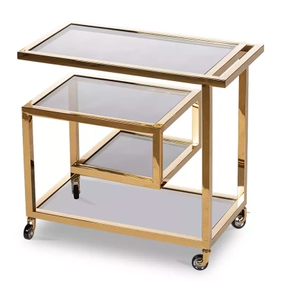 Barek stolik Szklany Blat 83 x 42 x 78 cm