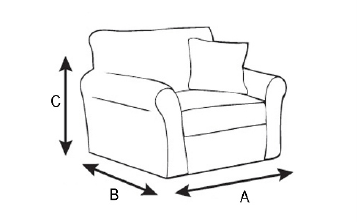 Fotel MILA A 68 x B 78 x C 90 cm